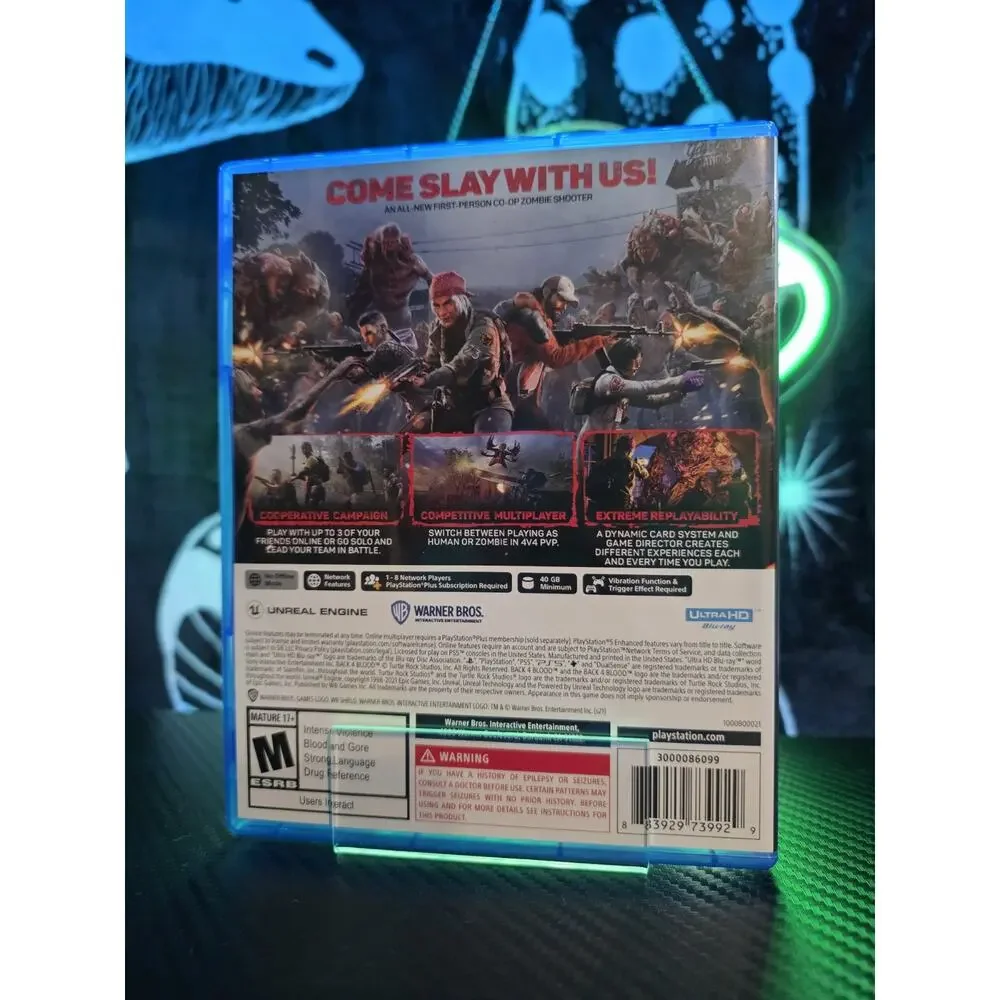 Sony PlayStation 5 Warner Bros Back 4 Blood 2021